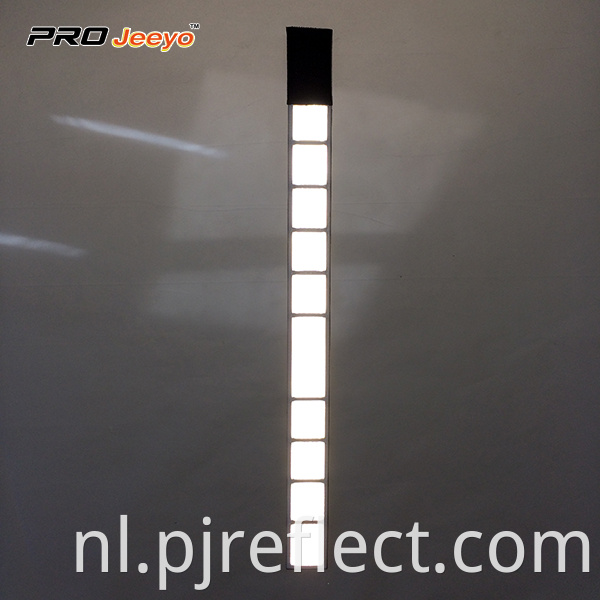 Reflective Pvc Crystal Lattice Velcro Armband Wb Mst002